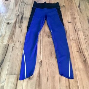 Under Armour Heatgear Compression Workout Exercise Leggings Laser Cut High Rise